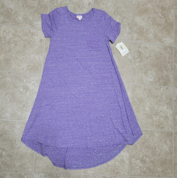 LuLaRoe Dresses & Skirts - LulaRoe Carly XS NEW Dress Light Purple Loose Soft Comedy